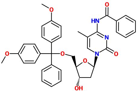 MC080659 5'-O-DMT-N4-Bz-5-methyl-2'-deoxycytidine (图片) MC080659 5'-O-DMT-N4-Bz-5-methyl-2'-deoxycytidine